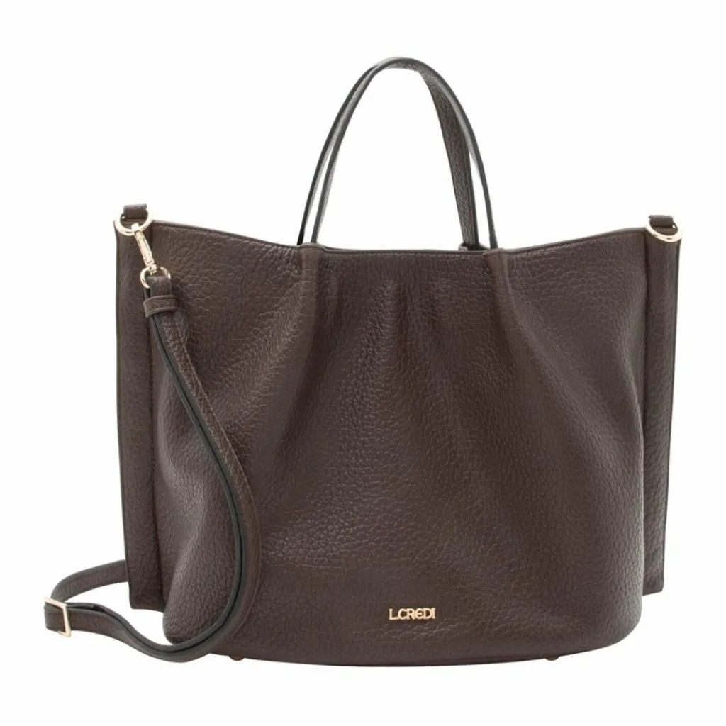 New L.Credi Raila Shopper Tasche 31 cm chocolate