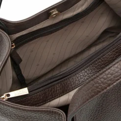 New L.Credi Raila Shopper Tasche 31 cm chocolate