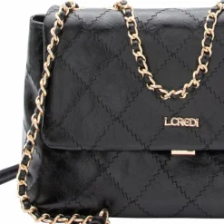 L.Credi Schultertaschen|Henkeltaschen<Remalia Schultertasche 28.5 cm schwarz