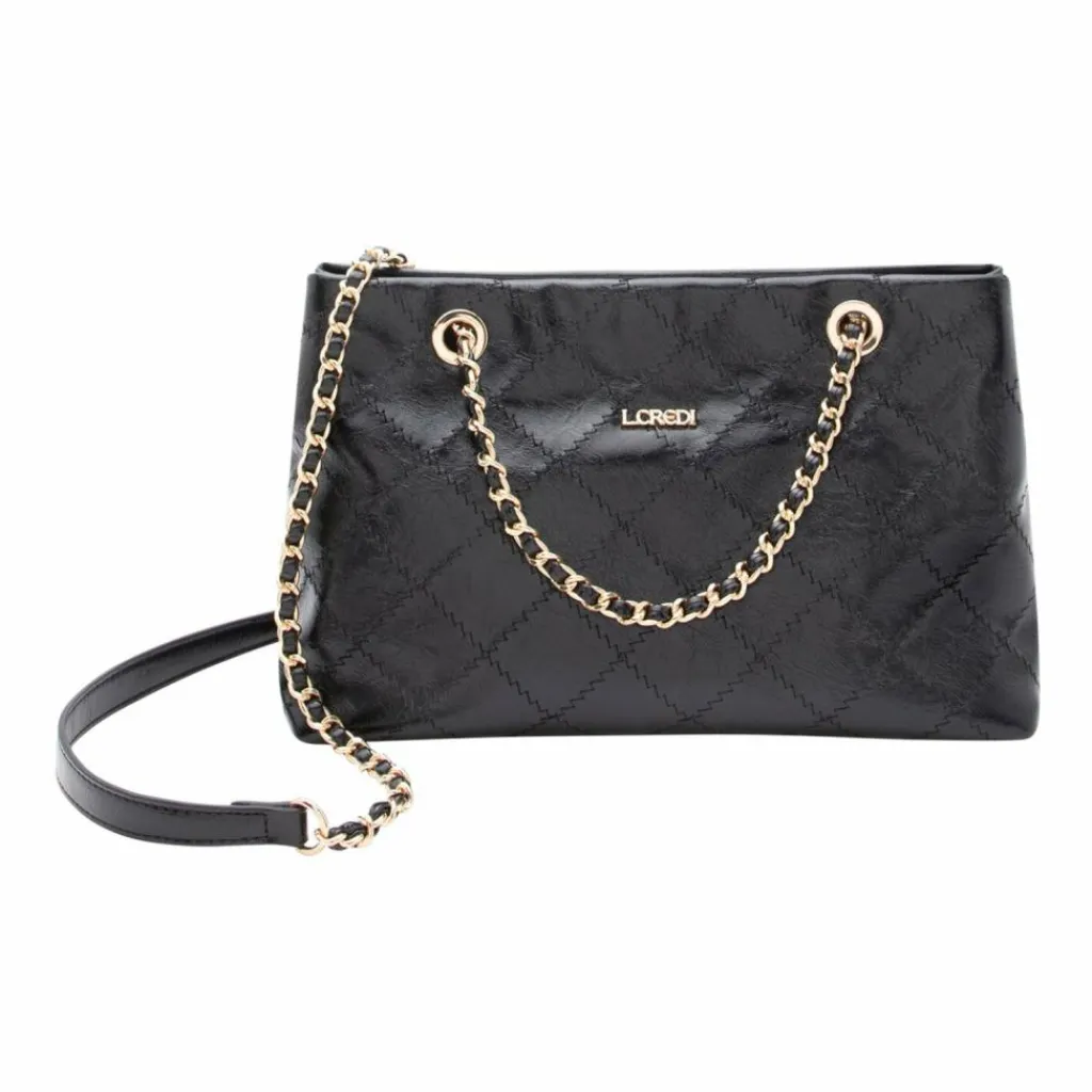 New L.Credi Remalia Shopper Tasche 27.5 cm schwarz