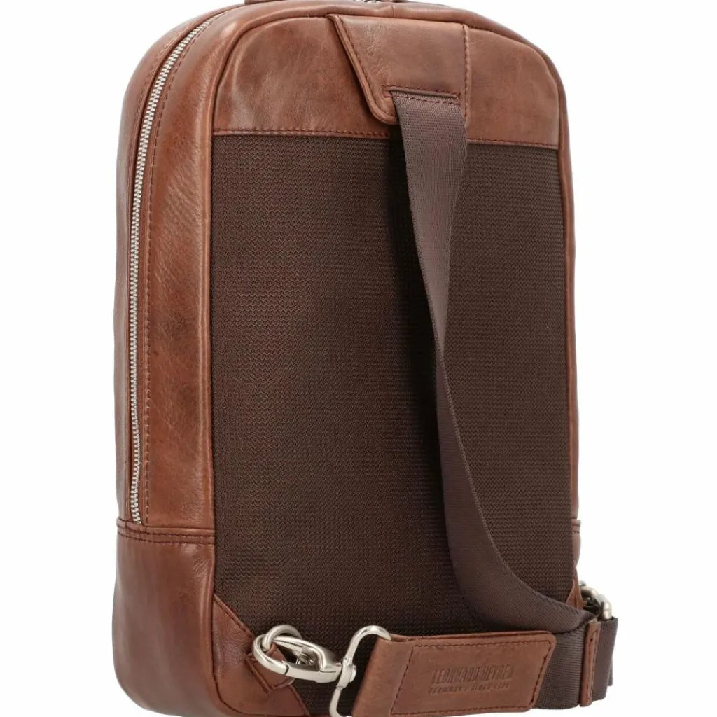 Hot Leonhard Heyden Amsterdam Umhängetasche Leder 30 cm braun
