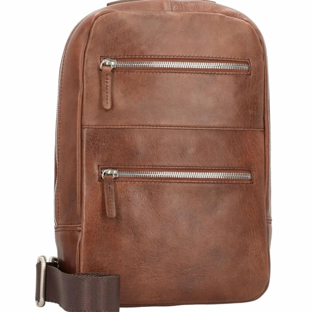 Hot Leonhard Heyden Amsterdam Umhängetasche Leder 30 cm braun
