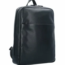 Leonhard Heyden Lederrucksäcke|Business-Rucksäcke<Berlin Rucksack Leder 42 cm Laptopfach schwarz