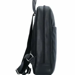 Leonhard Heyden Lederrucksäcke|Business-Rucksäcke<Berlin Rucksack Leder 42 cm Laptopfach schwarz