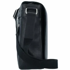 Outlet Leonhard Heyden Berlin Umhängetasche Leder 38 cm schwarz