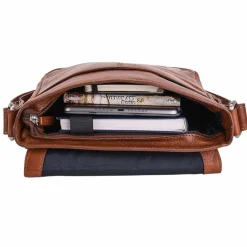 Clearance Leonhard Heyden Cambridge Umhängetasche Leder 23 cm cognac