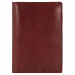 Leonhard Heyden Visitenkartenetuis<Cambridge Kreditkartenetui Leder 7.5 cm rotbraun