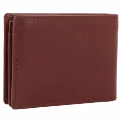 Leonhard Heyden Herrengeldbörsen Querformat<Cambridge Geldbörse Leder 10 cm rotbraun