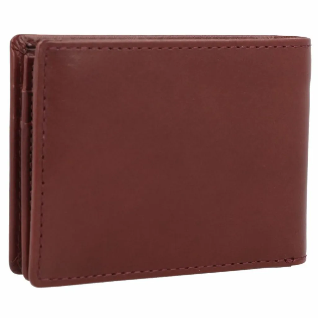 Leonhard Heyden Herrengeldbörsen Querformat<Cambridge Geldbörse Leder 10 cm rotbraun