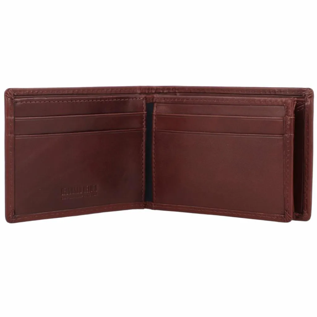 Leonhard Heyden Herrengeldbörsen Querformat<Cambridge Geldbörse Leder 10 cm rotbraun