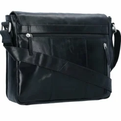 Online Leonhard Heyden Cambridge Messenger Leder 32 cm Laptopfach schwarz