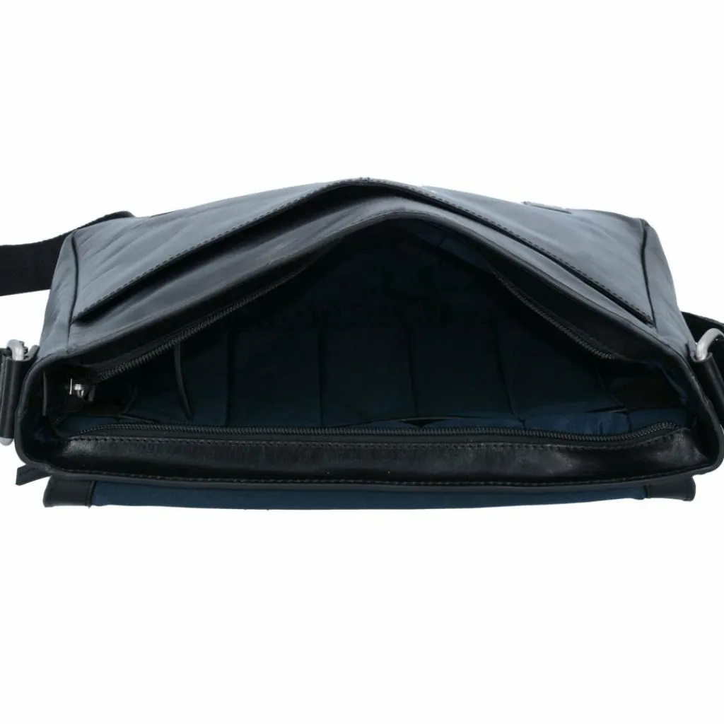 Online Leonhard Heyden Cambridge Messenger Leder 32 cm Laptopfach schwarz