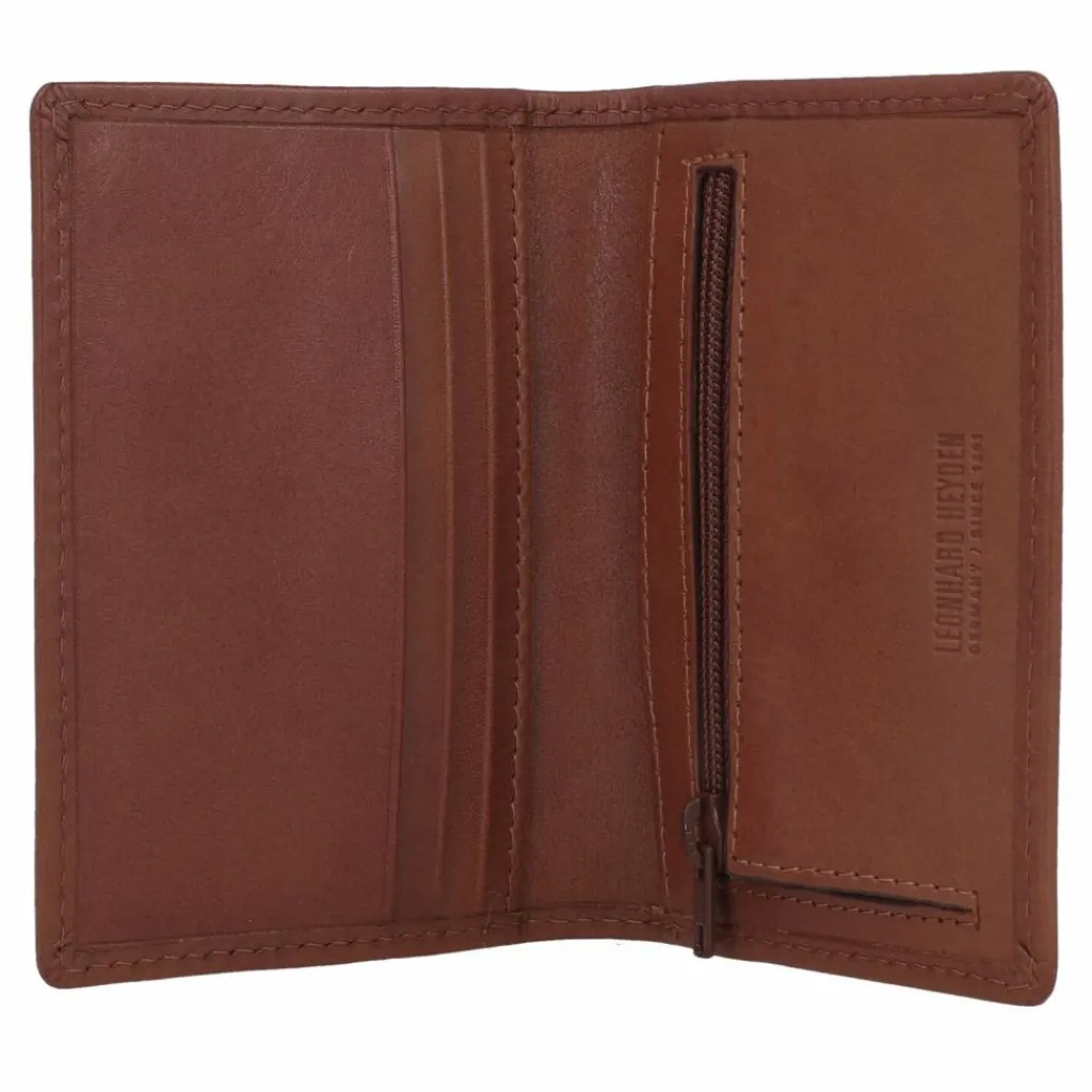 Discount Leonhard Heyden Cambridge Kreditkartenetui Leder 7.5 cm cognac