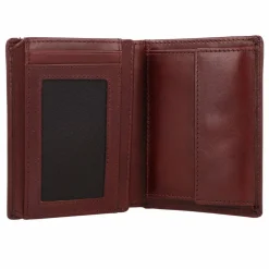 Sale Leonhard Heyden Cambridge Geldbörse Leder 9.5 cm rotbraun