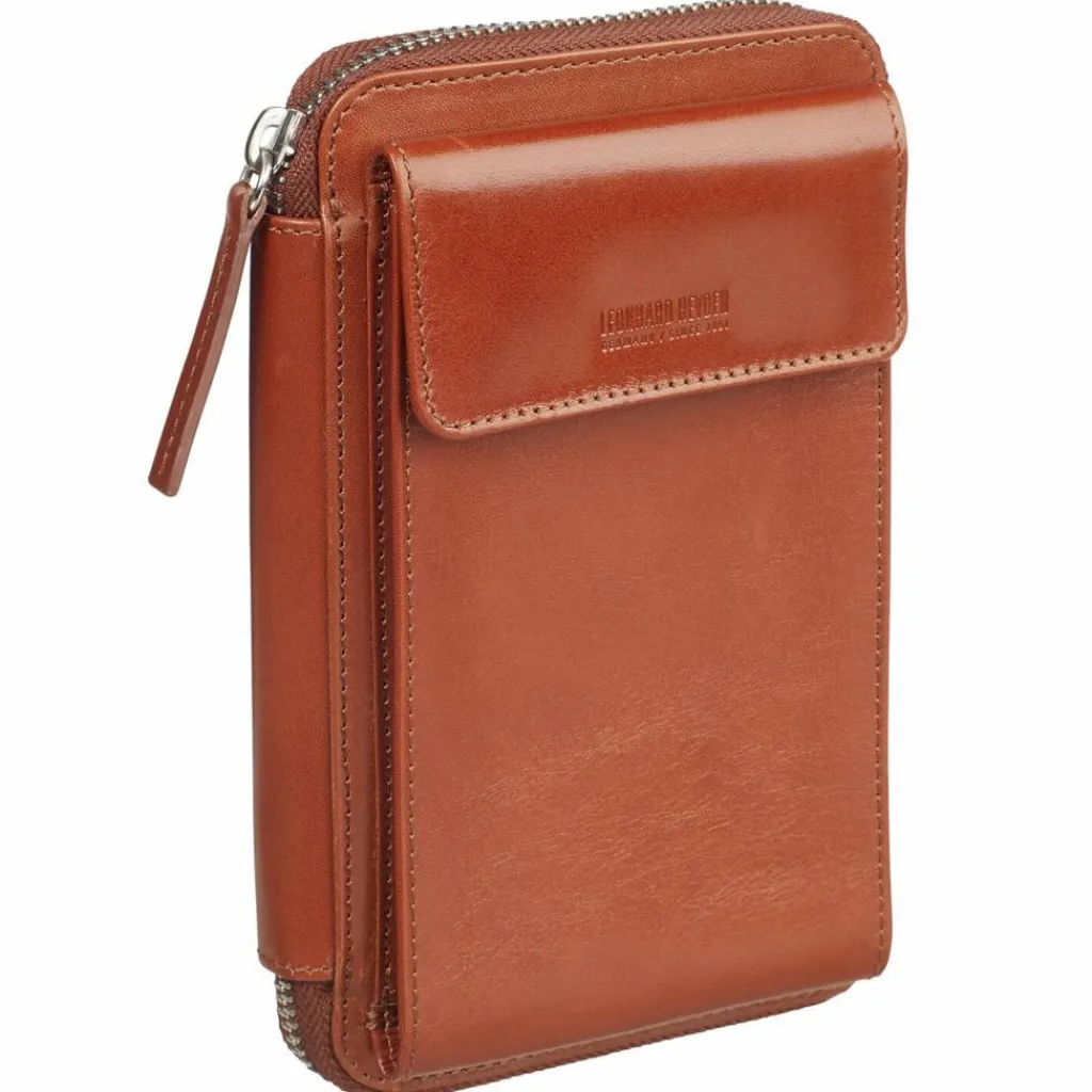 Hot Leonhard Heyden Cambridge Handytasche Leder 11 cm cognac