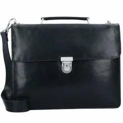 Leonhard Heyden Laptoptaschen|Aktentaschen<Cambridge Aktentasche Leder 38 cm Laptopfach schwarz