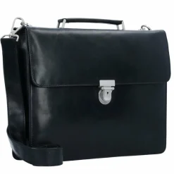 Leonhard Heyden Laptoptaschen|Aktentaschen<Cambridge Aktentasche Leder 38 cm Laptopfach schwarz