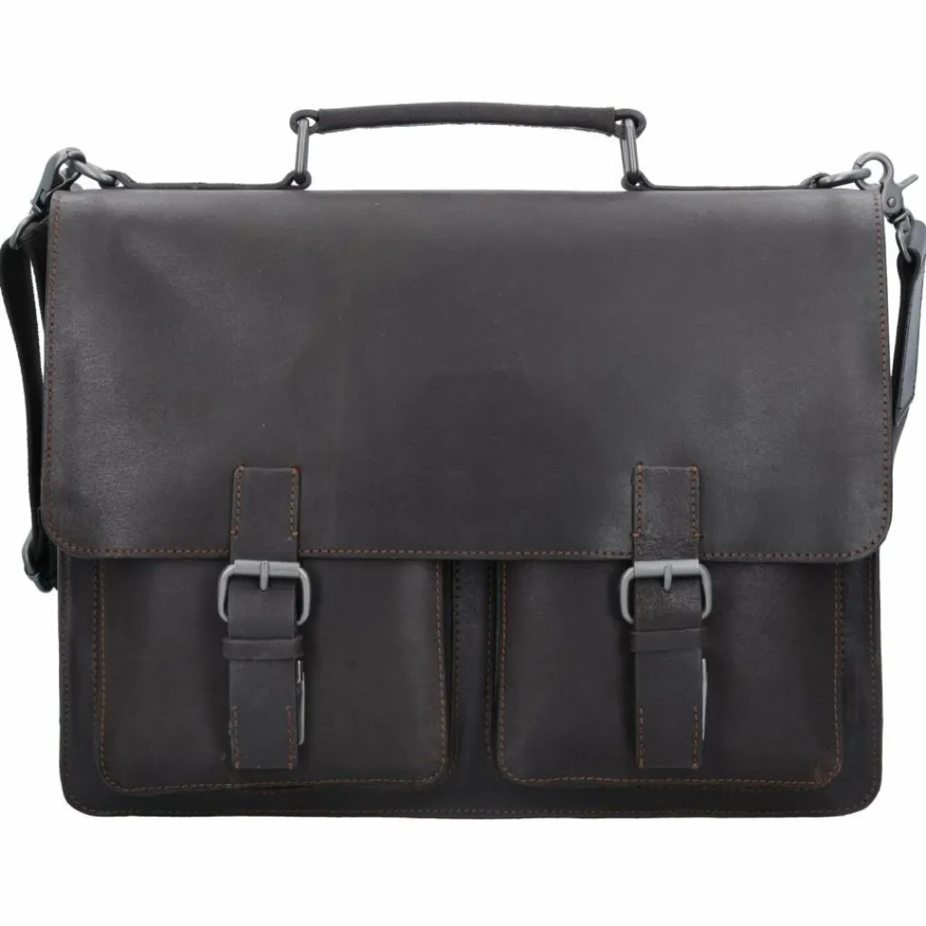 Leonhard Heyden Dakota Aktentasche Leder 40 cm Laptopfach
