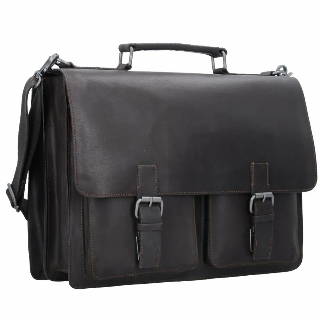 Leonhard Heyden Dakota Aktentasche Leder 40 cm Laptopfach