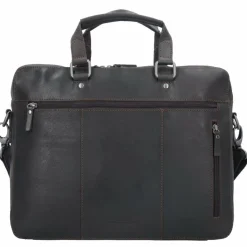 Leonhard Heyden Laptoptaschen|Aktentaschen<Dakota Aktentasche Leder 37 cm braun