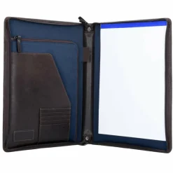 Leonhard Heyden Mappen Aller Art<Dakota Schreibmappe Leder 32 cm Laptopfach braun