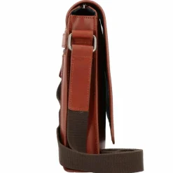 Leonhard Heyden Dakota Umhängetasche Leder 23 cm cognac