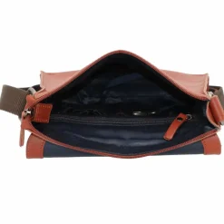 Leonhard Heyden Dakota Umhängetasche Leder 23 cm cognac