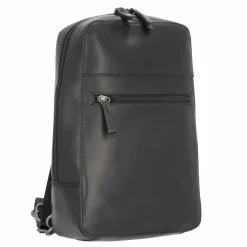 Leonhard Heyden Umhängetaschen<Dakota Umhängetasche Leder 20 cm schwarz