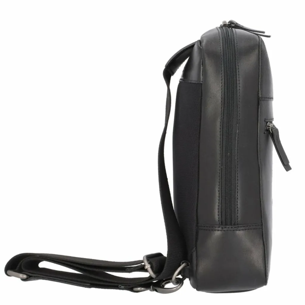 Leonhard Heyden Umhängetaschen<Dakota Umhängetasche Leder 20 cm schwarz