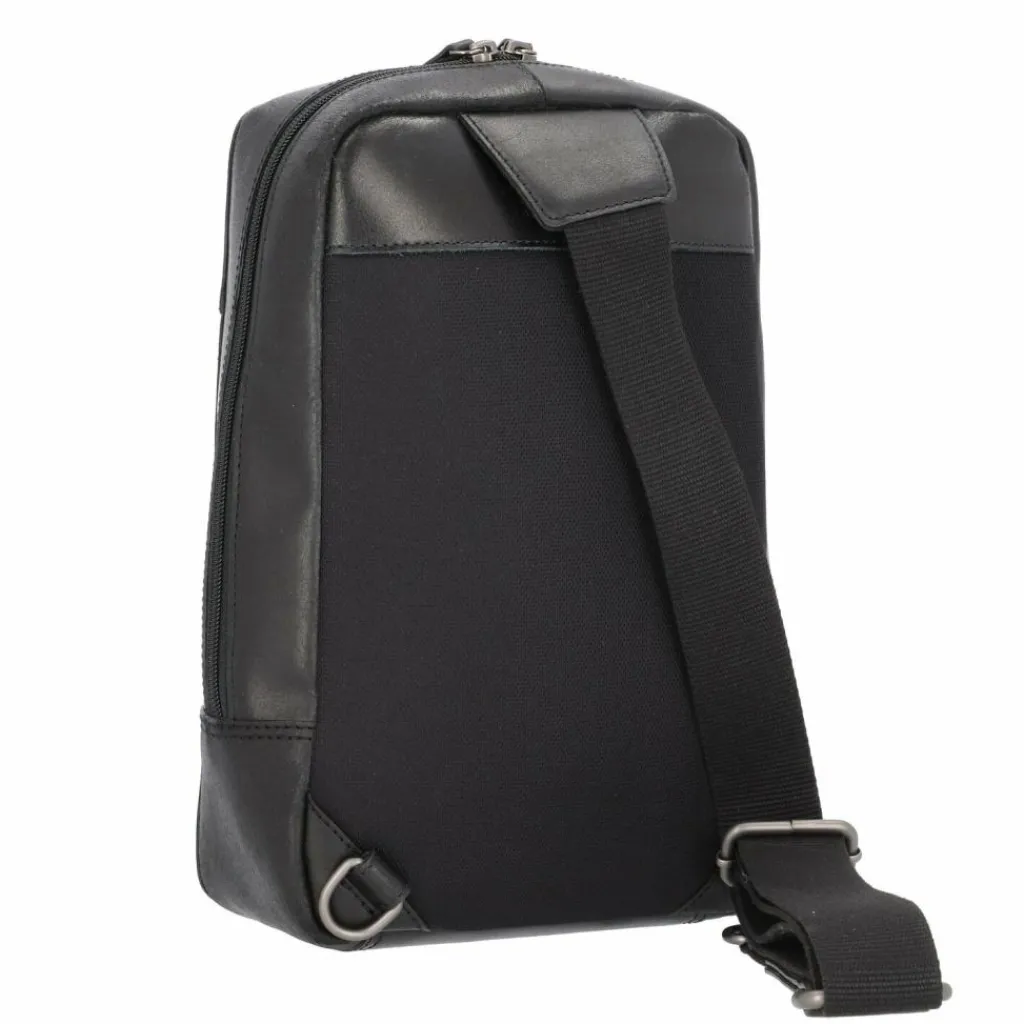 Leonhard Heyden Umhängetaschen<Dakota Umhängetasche Leder 20 cm schwarz