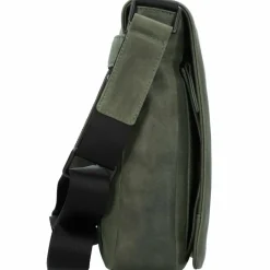 Leonhard Heyden Umhängetaschen<Den Haag Umhängetasche Leder 23 cm oliv