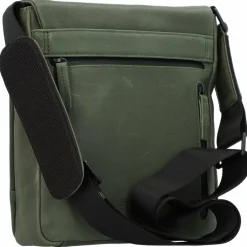 Leonhard Heyden Umhängetaschen<Den Haag Umhängetasche Leder 23 cm oliv