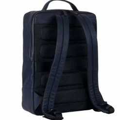 Leonhard Heyden Lederrucksäcke|Daypacks<Den Haag Rucksack 42 cm Laptopfach blau
