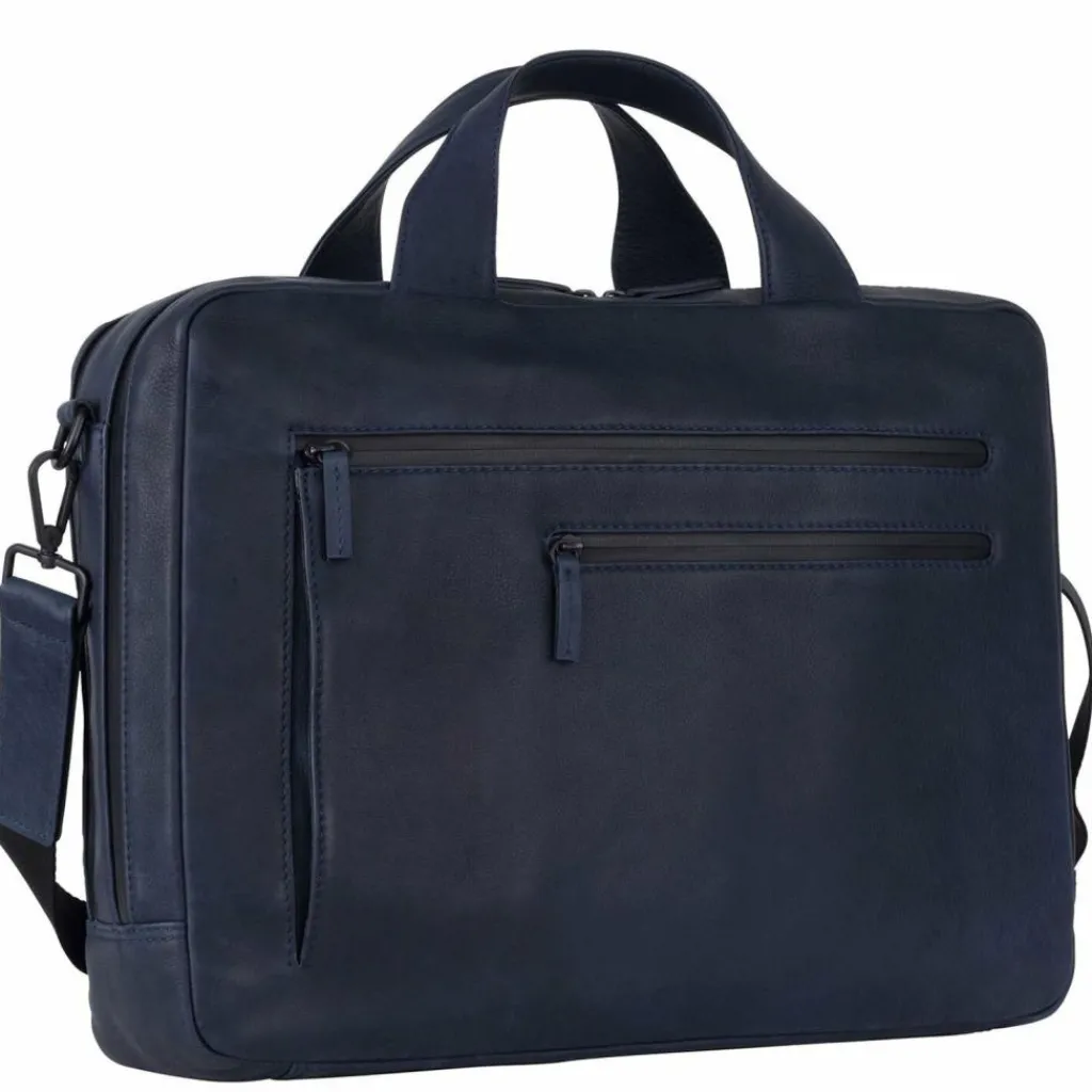 Leonhard Heyden Den Haag Aktentasche Leder 40 cm Laptopfach