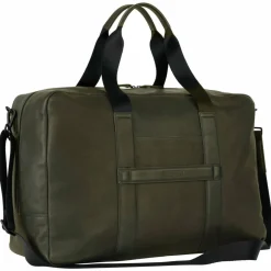 New Leonhard Heyden Den Haag Reisetasche Leder 50 cm oliv
