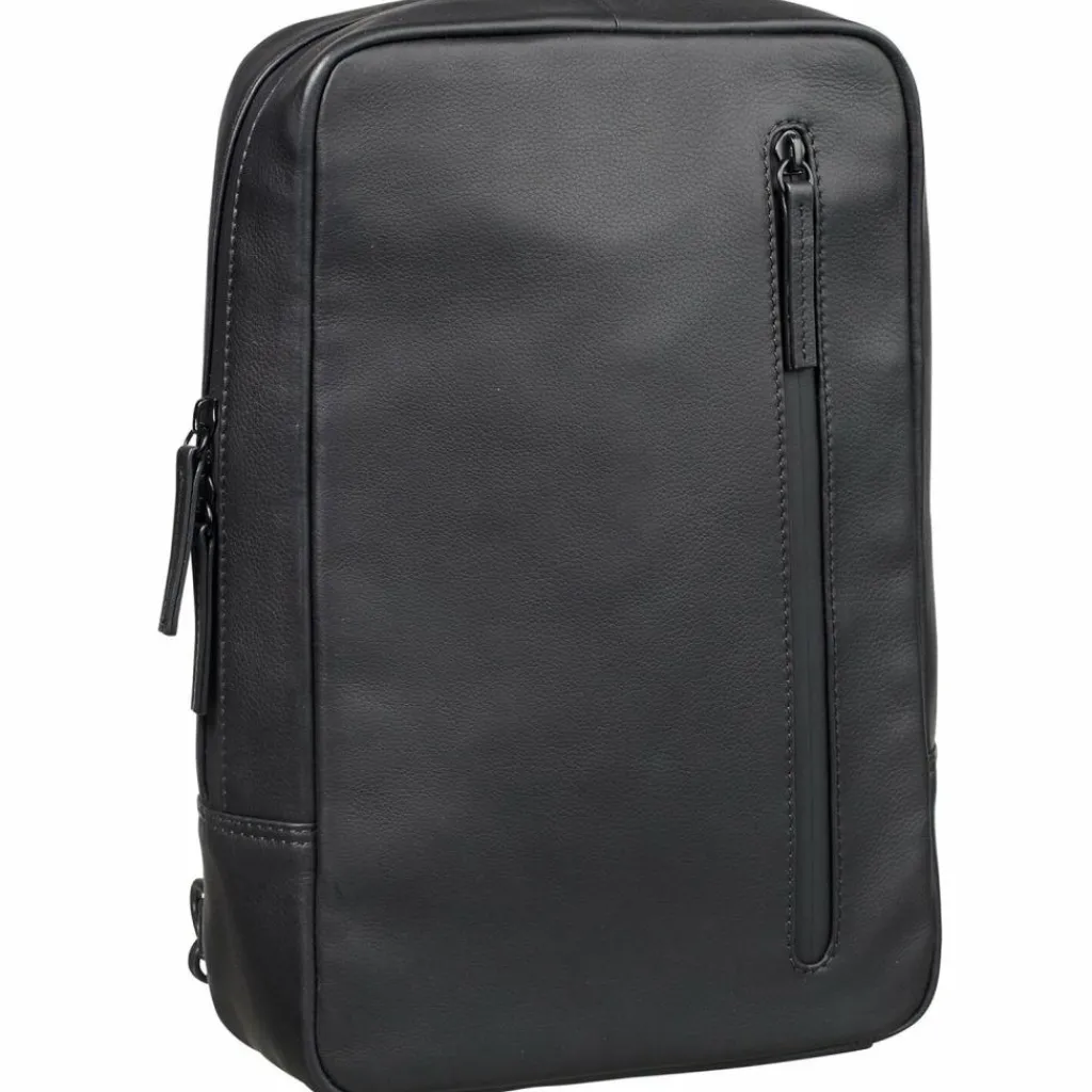 Hot Leonhard Heyden Den Haag Umhängetasche Leder 20 cm schwarz