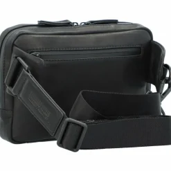 New Leonhard Heyden Den Haag Gürteltasche Leder 22 cm schwarz