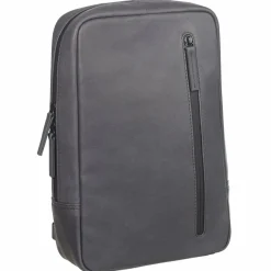 Discount Leonhard Heyden Den Haag Umhängetasche Leder 20 cm grau