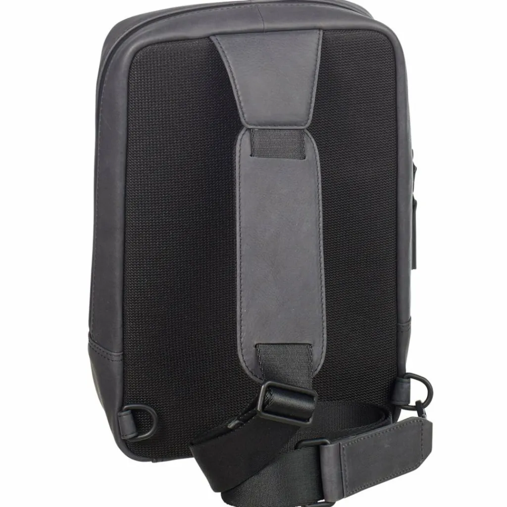 Discount Leonhard Heyden Den Haag Umhängetasche Leder 20 cm grau