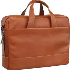 Leonhard Heyden Hamburg Aktentasche Leder 40 cm Laptopfach