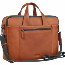 Leonhard Heyden Hamburg Aktentasche Leder 40 cm Laptopfach
