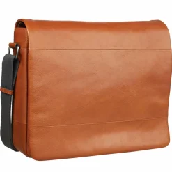 Leonhard Heyden Hamburg Messenger Leder 38 cm Laptopfach