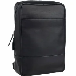 Leonhard Heyden Umhängetaschen<Hamburg Umhängetasche Leder 20 cm schwarz