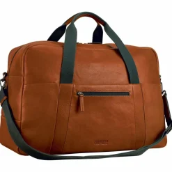 Sale Leonhard Heyden Hamburg Weekender Reisetasche Leder 52 cm cognac
