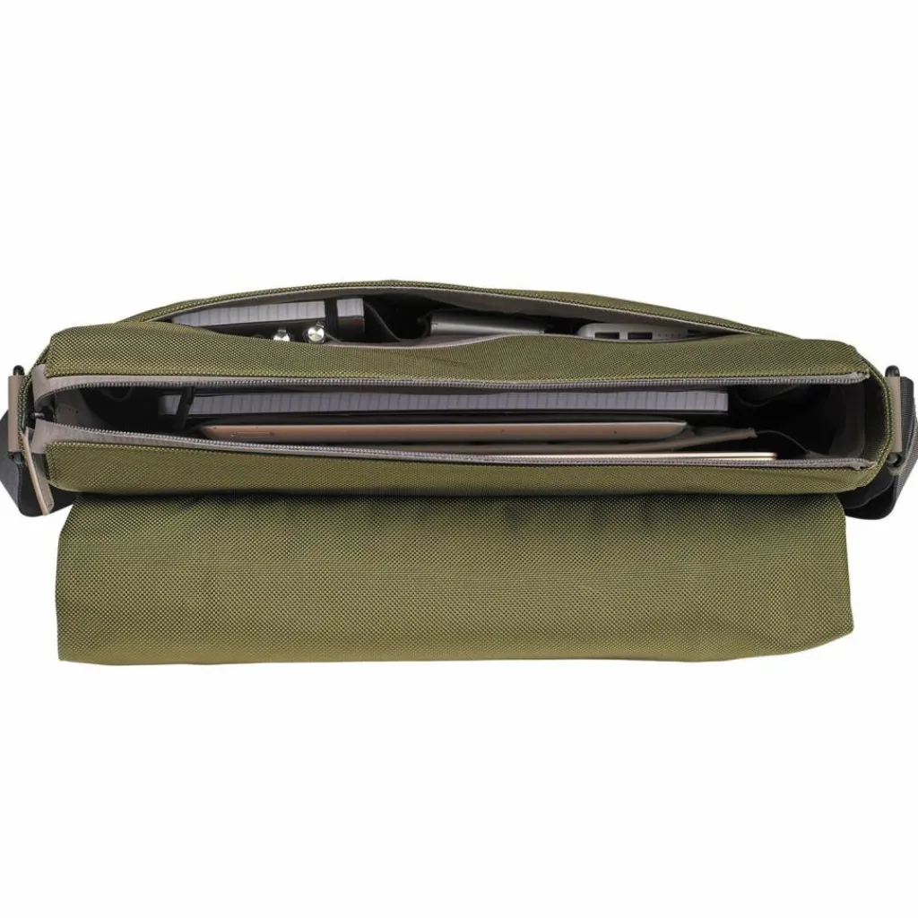 Discount Leonhard Heyden Helsinki Messenger 38 cm Laptopfach oliv