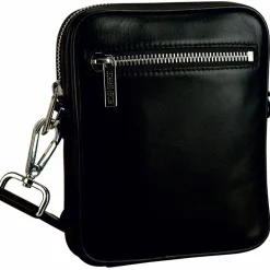 Leonhard Heyden Umhängetaschen<Montreal Umhängetasche Leder 21 cm schwarz