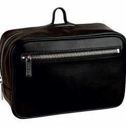 Sale Leonhard Heyden Montreal Kulturbeutel Leder 25 cm schwarz