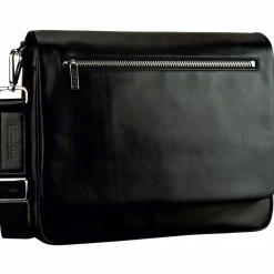 Outlet Leonhard Heyden Montreal Messenger Leder 36 cm schwarz