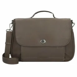 Best Leonhard Heyden Nizza Aktentasche Leder 39 cm Laptopfach taupe