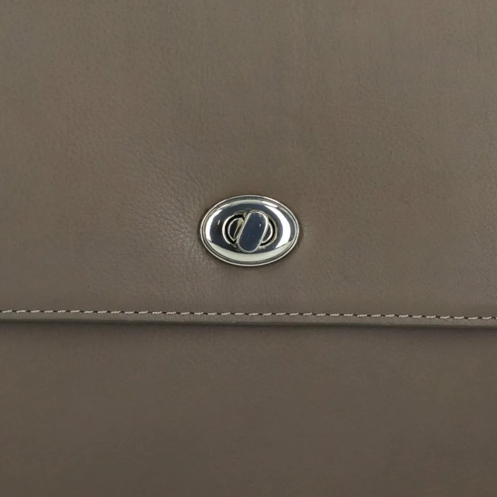 Best Leonhard Heyden Nizza Aktentasche Leder 39 cm Laptopfach taupe